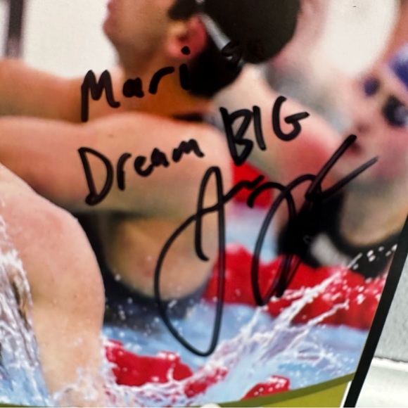 Jason lezak Olympic swimmer autographed poster - like new condition - Picture 2 of 2